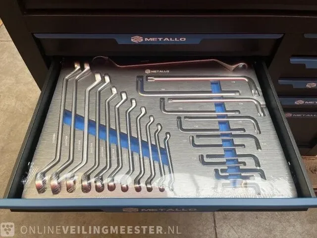 Garage gereedschapswagen gevuld 12 laden metallo, bouwjaar 2023 - afbeelding 12 van  15