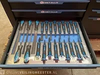 Garage gereedschapswagen gevuld 12 laden metallo, bouwjaar 2023 - afbeelding 15 van  15