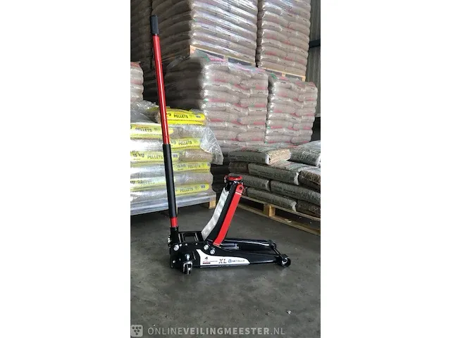 Garage krik 4 ton metallo, 4 ton garage krik, zwart - afbeelding 2 van  3