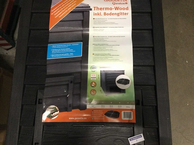 Garantia garten - thermo-wood 600 liter. - 2x compostbak. - afbeelding 2 van  4