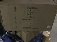 Garantia garten/mandalika - thermo-wood 600 liter/marbella - 1x compostbak en 1x bistro-set. - afbeelding 4 van  5
