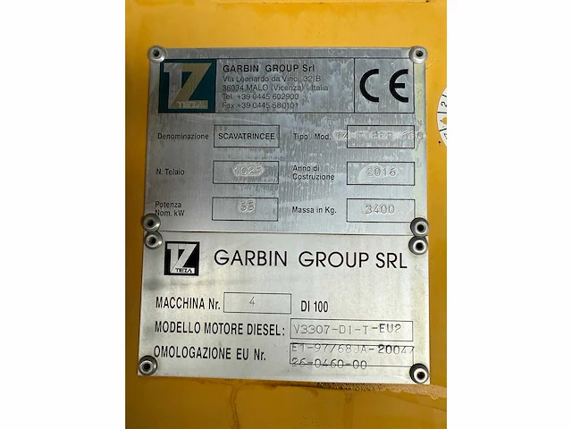 Garbin 2016 tz fiber 630e asfaltfreesmachine - afbeelding 20 van  27