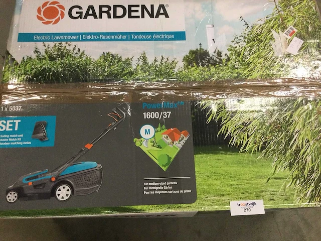 Gardena - powermax 1600/37 - grasmaaier - afbeelding 2 van  3