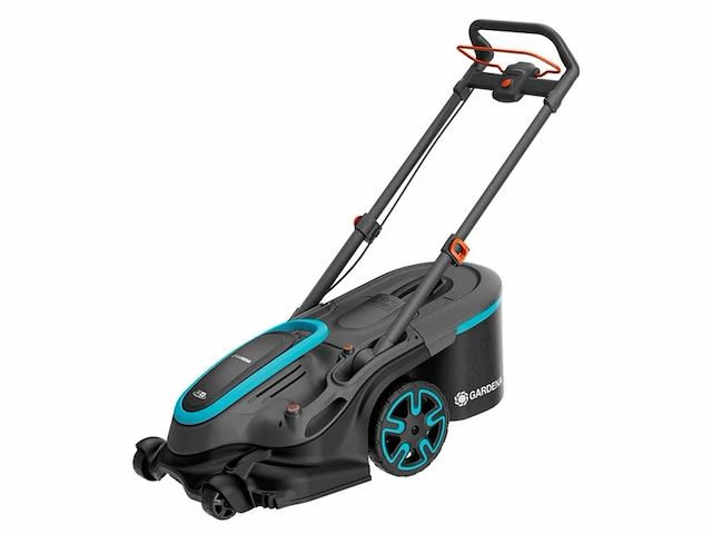 Gardena powermax duo accugrasmaaier, 46/36 v, dubbel lemmet, 2 accu's p4a 4,0 ah - afbeelding 1 van  3