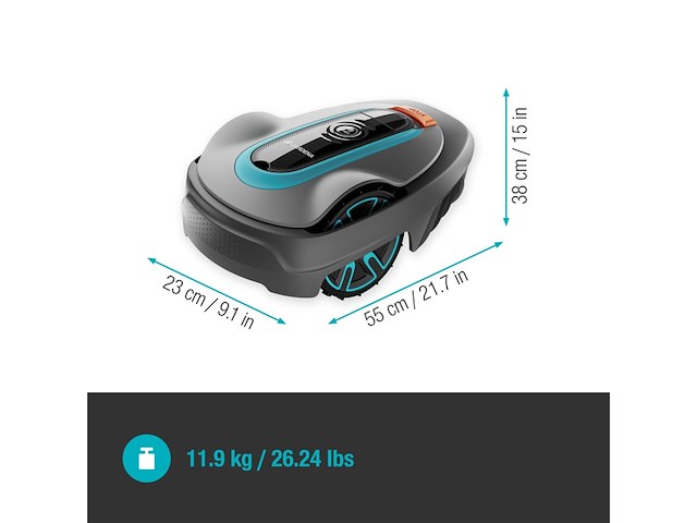 Gardena robotmaaier smart sileno city 400 - afbeelding 4 van  5