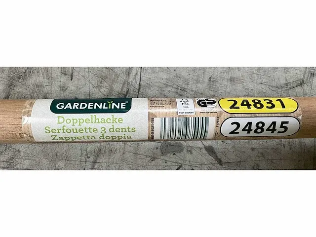 Gardenline talen tools dubbele tuinhak 3 tands met steel (70x) - afbeelding 4 van  4