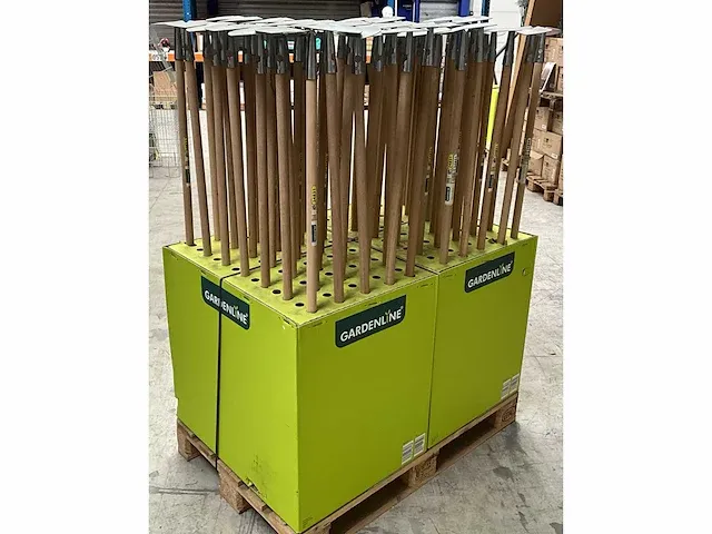 Gardenline talen tools schoffel met punt en steel van 140 cm (70x) - afbeelding 1 van  5