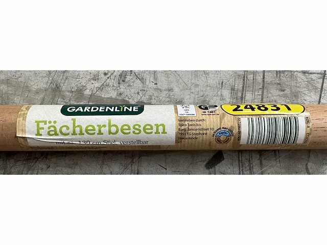 Gardenline talen tools verstelbare gazonhark, verzinkt, 22 tands, inclusief steel 130cm (49x) - afbeelding 5 van  5