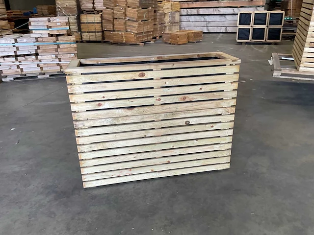 Garlux bloembak geïmpregneerd vuren 100x30x80 cm - afbeelding 2 van  8