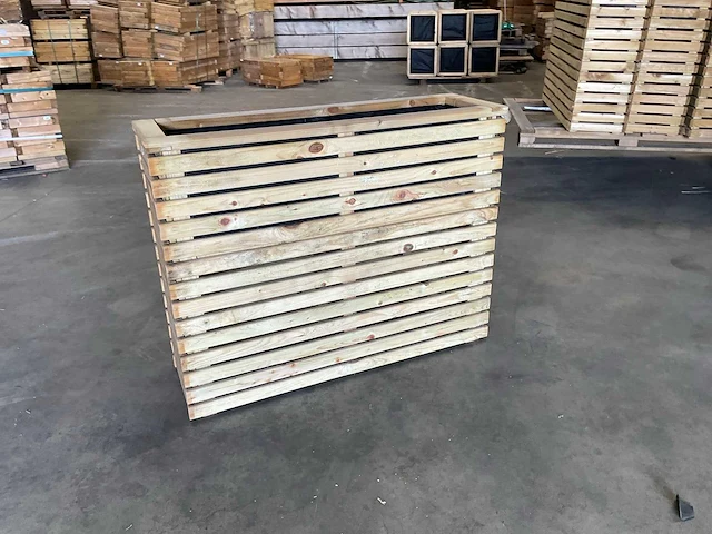 Garlux bloembak geïmpregneerd vuren 100x30x80 cm - afbeelding 3 van  8