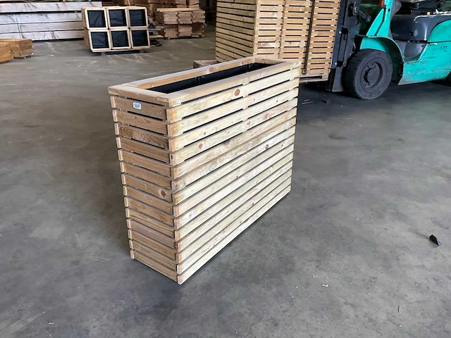 Garlux bloembak geïmpregneerd vuren 100x30x80 cm - afbeelding 4 van  8
