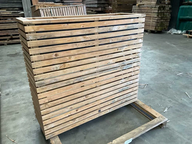 Garlux bloembak geïmpregneerd vuren 120x40x105 cm - afbeelding 1 van  5