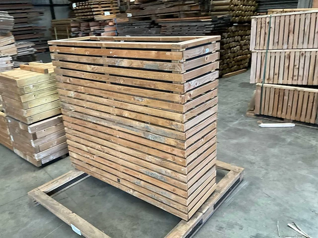 Garlux bloembak geïmpregneerd vuren 120x40x105 cm - afbeelding 2 van  5
