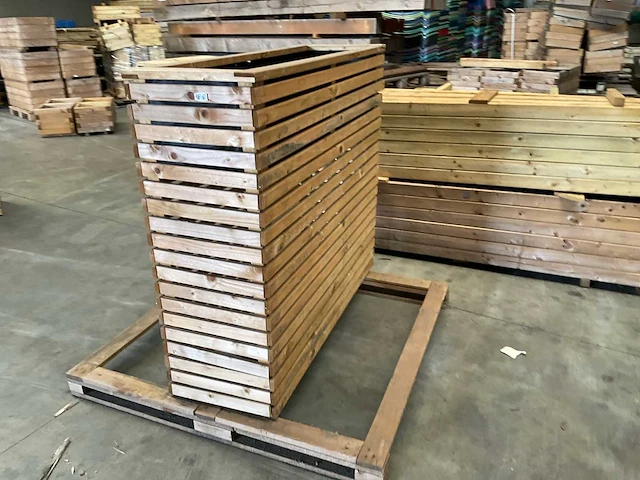 Garlux bloembak geïmpregneerd vuren 120x40x105 cm - afbeelding 4 van  5