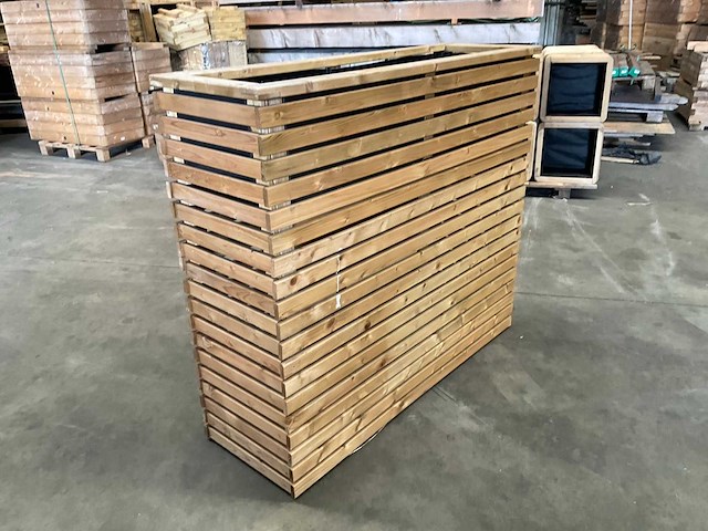 Garlux bloembak geïmpregneerd vuren 120x40x105 cm - afbeelding 1 van  5