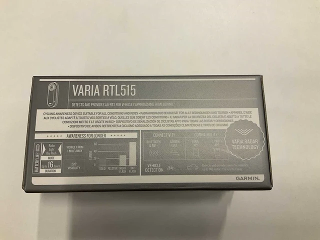Garmin achterverlichting varia radar rtl 515 - afbeelding 3 van  4