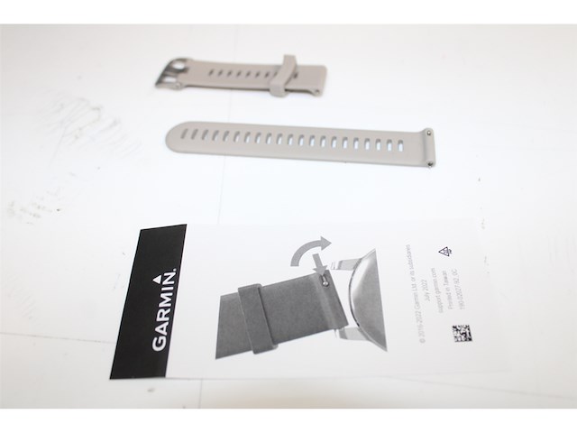 Garmin quick release siliconen horlogebandje - 20mm polsbandje - wearablebandje - zandsteen - afbeelding 2 van  2