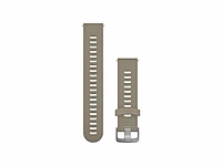 Garmin quick release siliconen horlogebandje 20mm polsbandje wearablebandje zandsteen - afbeelding 1 van  1