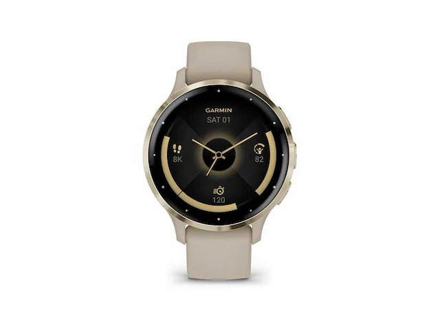 Garmin venu 3s - smartwatch - amoled-scherm - french grey - afbeelding 1 van  2