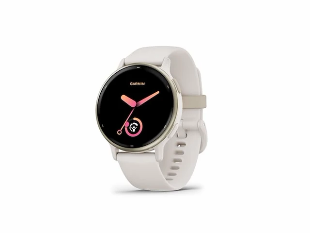 Garmin vivoactive 5 music smartwatch amoled-scherm sportapps 30+ - meditatie slaapcoaching ivory/cream gold - afbeelding 1 van  6