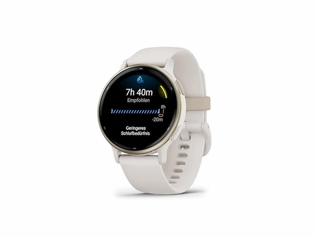 Garmin vivoactive 5 music smartwatch amoled-scherm sportapps 30+ - meditatie slaapcoaching ivory/cream gold - afbeelding 2 van  6