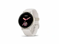 Garmin vivoactive 5 music smartwatch amoled-scherm sportapps 30+ - meditatie slaapcoaching ivory/cream gold - afbeelding 4 van  6