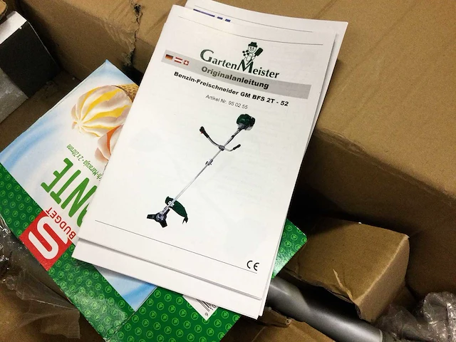 Gartenmeister - gm bfs 2t-52 - bosmaaier benzine - afbeelding 3 van  5
