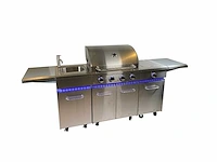 Gas bbq - vonato - rvs keuken grill chef 4 - 4 branders - afbeelding 1 van  8
