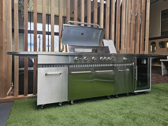 Gas bbq - vonato - rvs keuken grill elite 6 - 6 branders - afbeelding 3 van  10