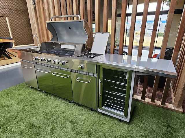 Gas bbq - vonato - rvs keuken grill elite 6 - 6 branders - afbeelding 4 van  10