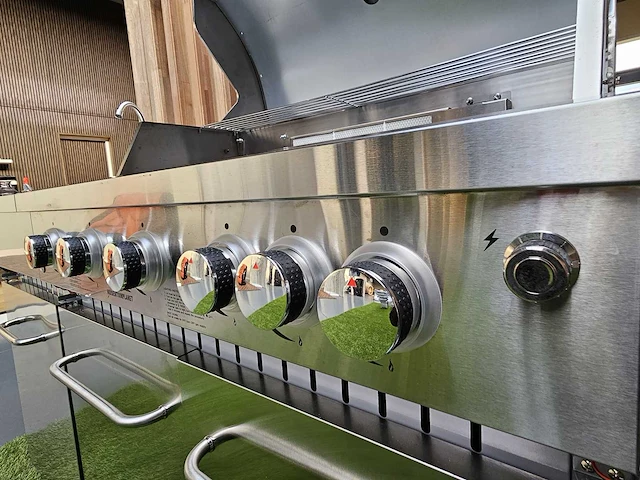 Gas bbq - vonato - rvs keuken grill elite 6 - 6 branders - afbeelding 10 van  10