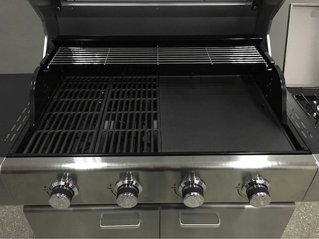 Gas bbq - vonato - rvs sydney grill deluxe 4 - 4 branders - afbeelding 2 van  4