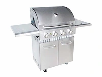 Gas bbq - vonato - rvs traditionele grill 4 - 4 branders - afbeelding 1 van  4
