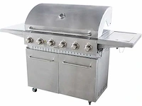 Gas bbq - vonato - rvs traditionele grill elite 6 - 6 branders - afbeelding 1 van  4