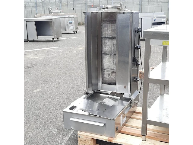 Gas gyros-/ döner grill, ggm gastro, duk4 sb-n, 2024 - afbeelding 1 van  10