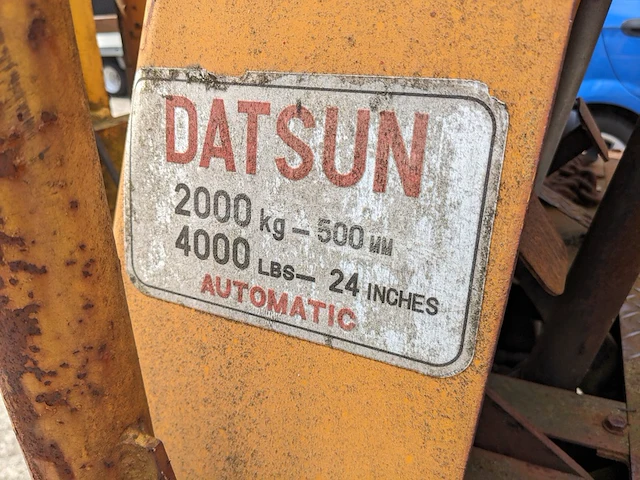 Gas heftruck, datsun - afbeelding 18 van  25