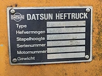 Gas heftruck, datsun - afbeelding 22 van  25