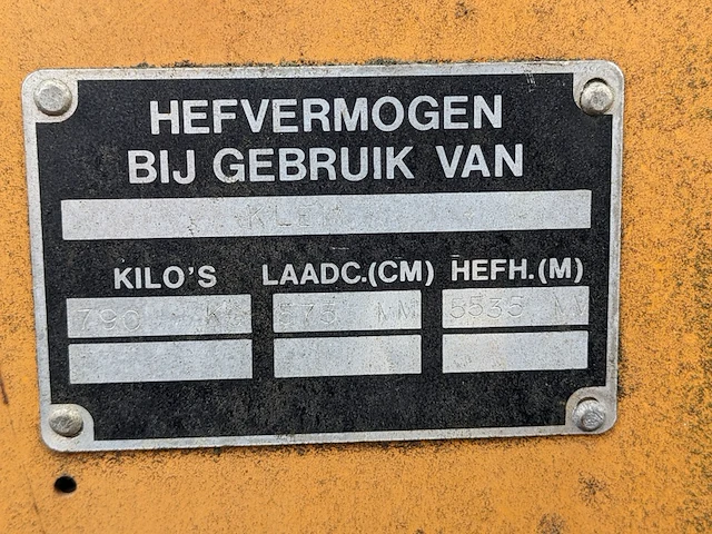 Gas heftruck, datsun - afbeelding 23 van  25