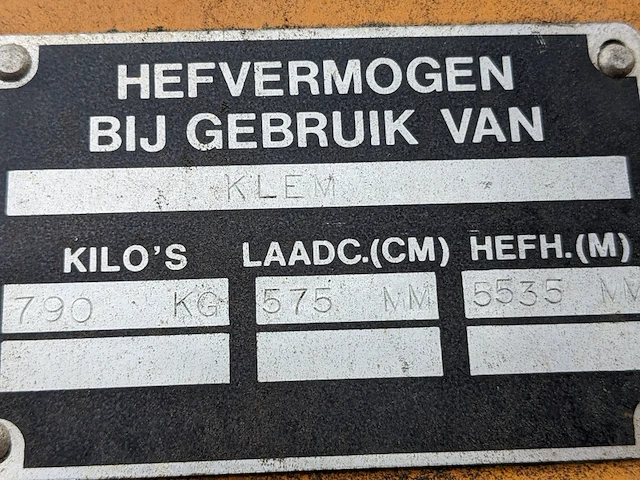 Gas heftruck, datsun - afbeelding 25 van  25