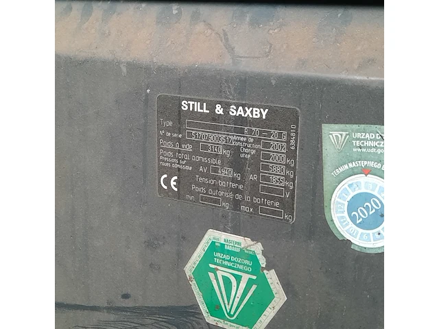 Gas heftruck, still, r70-20g, 2002 - afbeelding 22 van  37