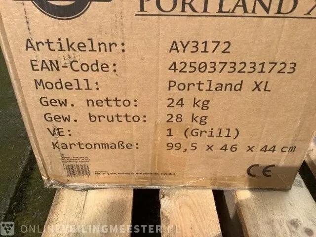 Gas-smoker el fuego, portland xl - afbeelding 3 van  3