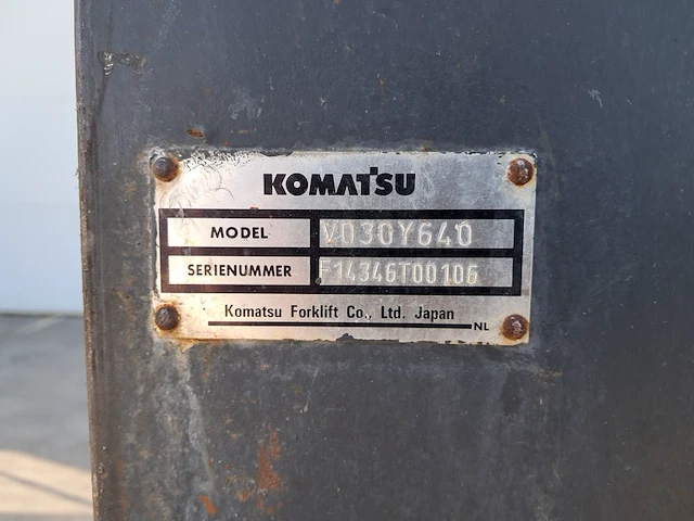 Gas vorkheftruck, komatsu, fg30t-16r, 2008 - afbeelding 28 van  43