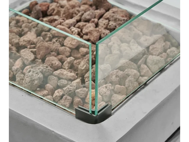 Gashaardtafel voor buiten 49x49x88cm propaan/butaan wellnature - afbeelding 2 van  5