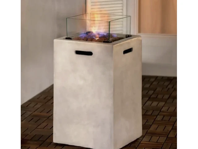 Gashaardtafel voor buiten 49x49x88cm propaan/butaan wellnature - afbeelding 3 van  5