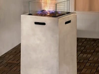 Gashaardtafel voor buiten 49x49x88cm propaan/butaan wellnature - afbeelding 3 van  5