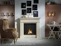 Gasinbouwhaard front hoge ruit thermocet, trimline 73h - afbeelding 2 van  4