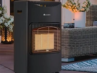 Gaskachel - 3 standen - max 4200 watt - zwart - afbeelding 2 van  7