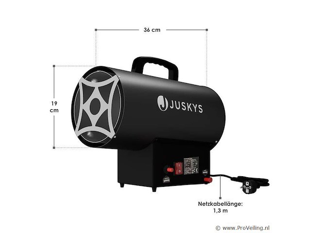 Gaskachelventilator 10 kw - afbeelding 7 van  7