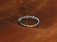 Gassan - witgouden alliance ring met 0.75 carat briljant geslepen diamanten - afbeelding 5 van  7