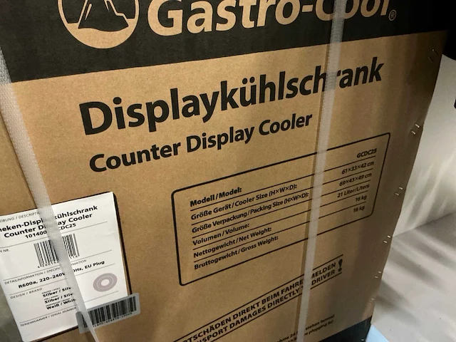 Gastro-cool counter display cooler 21l - afbeelding 3 van  3